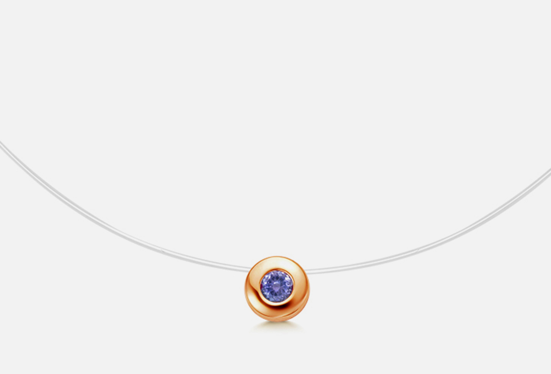 Изображение товара Колье золотое с танзанитом Vesna Jewelry 585 пробы для женщин