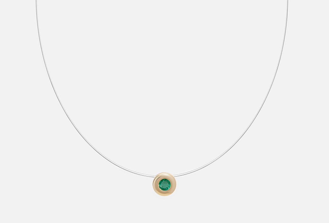 Изображение товара Колье золотое Vesna Jewelry Изумруд