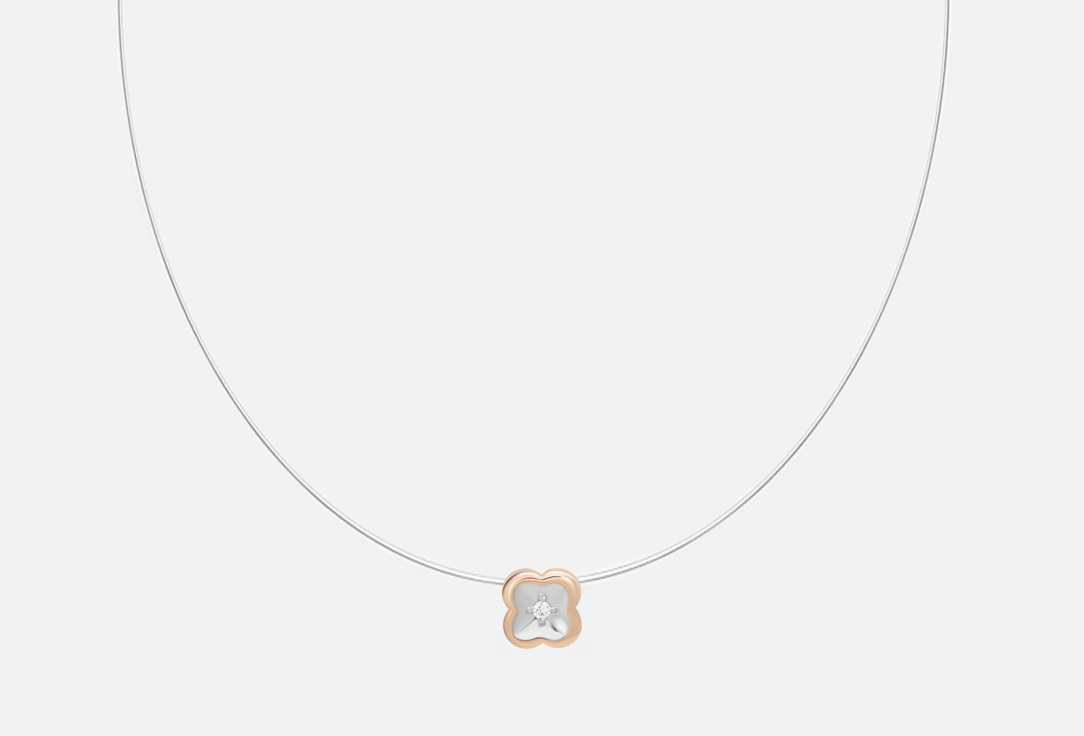 Изображение товара Колье из золота с бриллиантом Vesna Jewelry 585 пробы, уникальное украшение для женщин