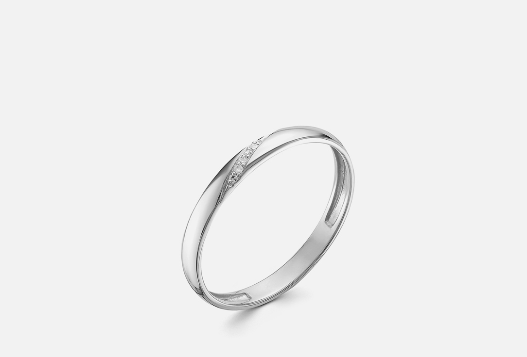 Изображение товара Золотое обручальное кольцо Vesna Jewelry с бриллиантами 585 пробы для женщин