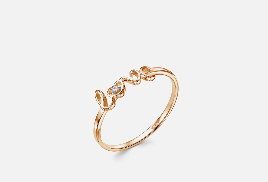 Изображение товара Кольцо из золота с бриллиантом Vesna Jewelry 585 пробы для женщин