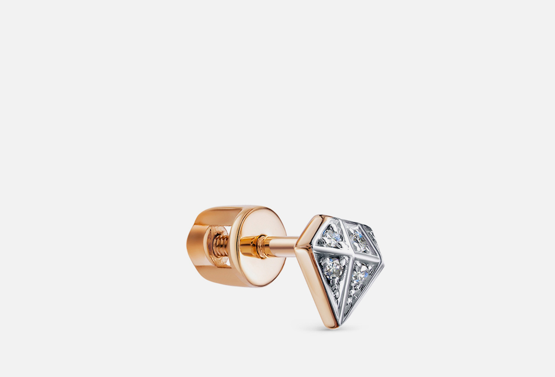 Изображение товара Моносерьга золотая Vesna Jewelry Бриллиант