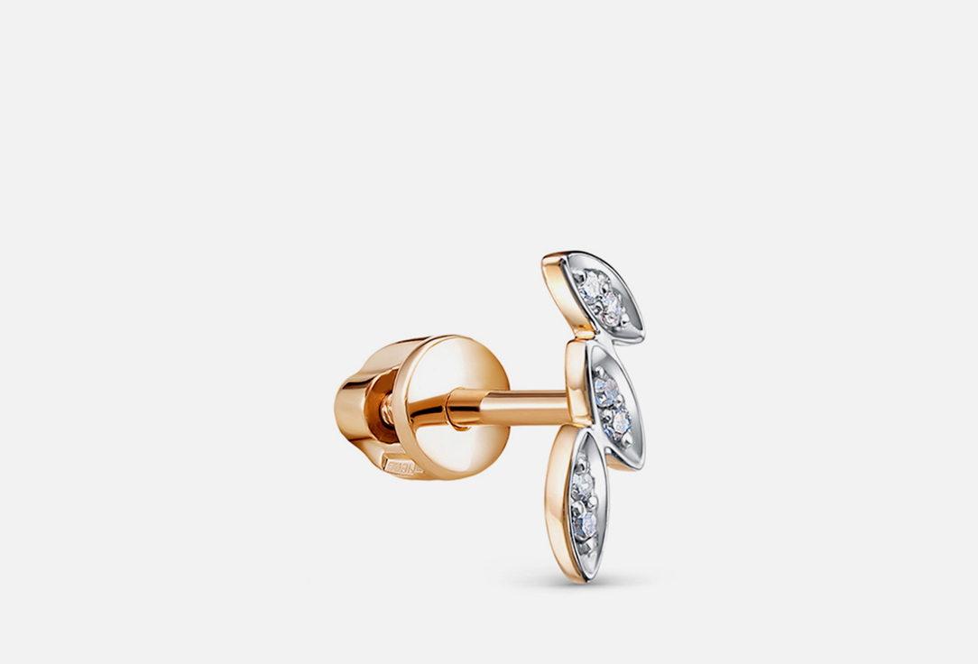 Изображение товара Моносерьга золотая Vesna Jewelry Бриллиант