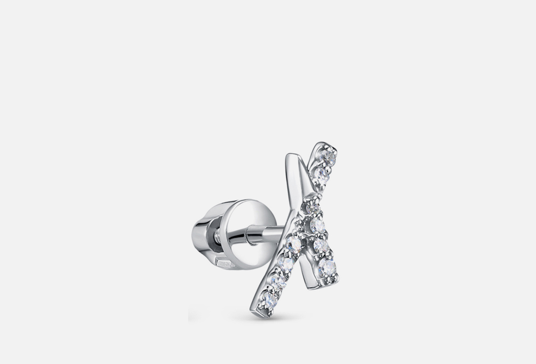 Пирсинг золотой VESNA JEWELRY Бриллиант 1 шт
