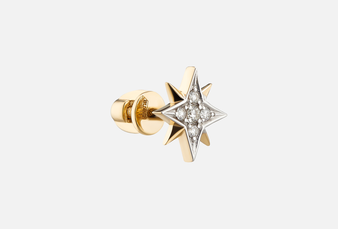 Изображение товара Моносерьга золотая Vesna Jewelry Бриллиант