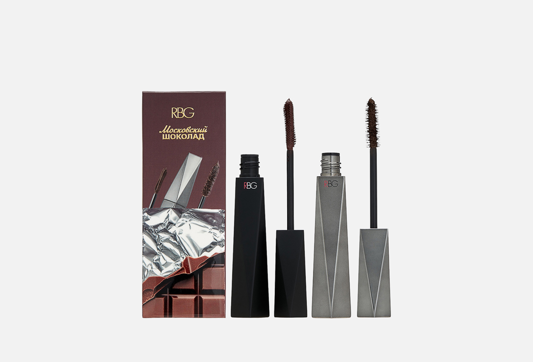 Изображение товара Подарочный набор тушей для ресниц RBG Московский шоколад коричневый 12 мл