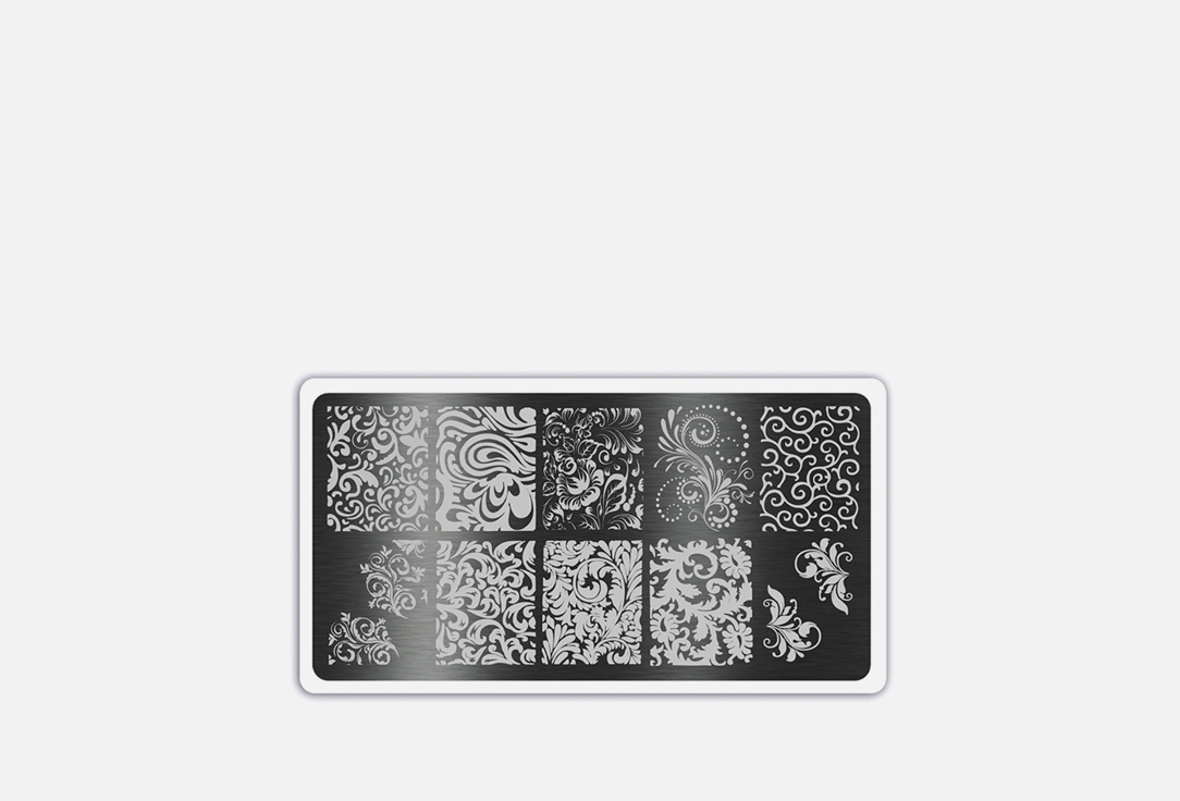 Изображение товара Пластина для стемпинга Runail Professional 6183 для оригинального дизайна ногтей