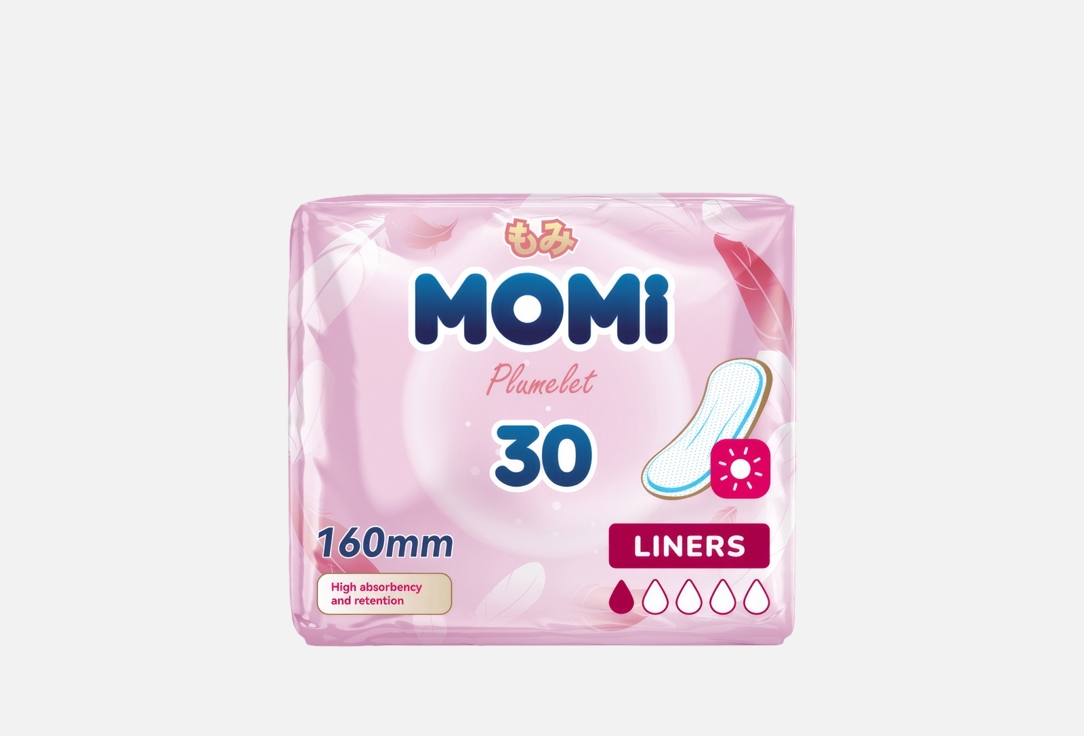 

Гигиенические ежедневные прокладки MOMI, Liners 30 шт
