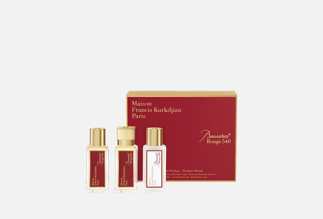 Изображение товара Парфюмерный набор Maison Francis Kurkdjian Baccarat Rouge 540 3 предмета 35 мл