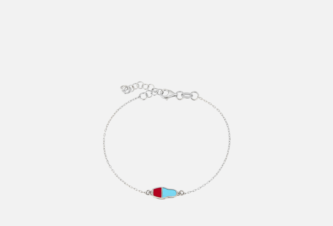 Изображение товара Браслет серебряный Matryoshka Color с эмалью и регулируемой длиной