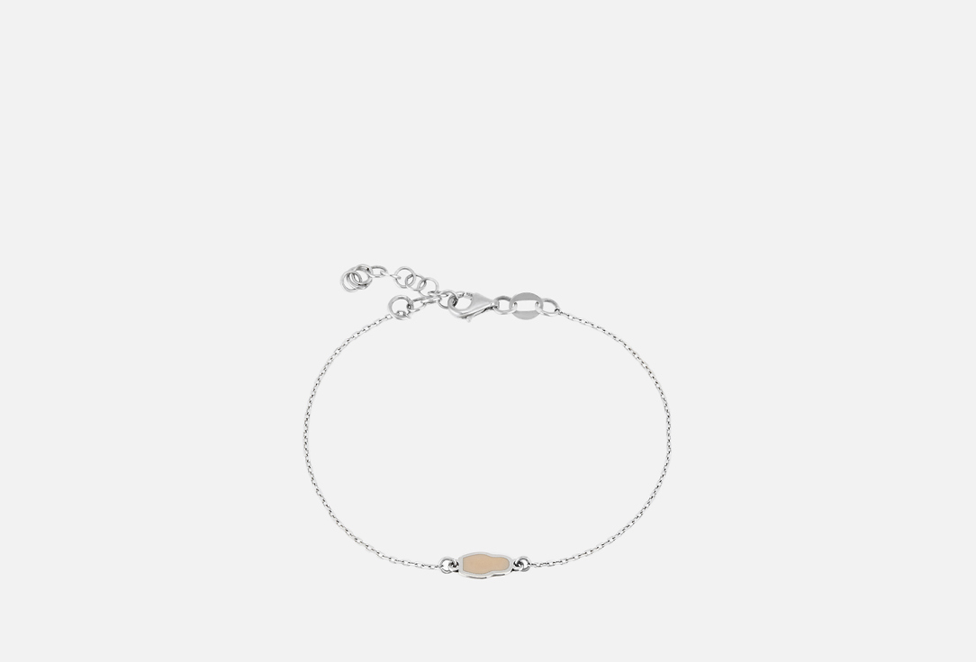 Изображение товара Браслет серебряный Matryoshka Tiny бежевый