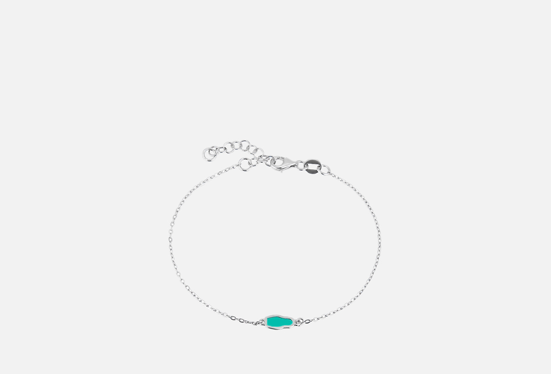 Изображение товара Браслет серебряный Matryoshka Tiny изумрудный