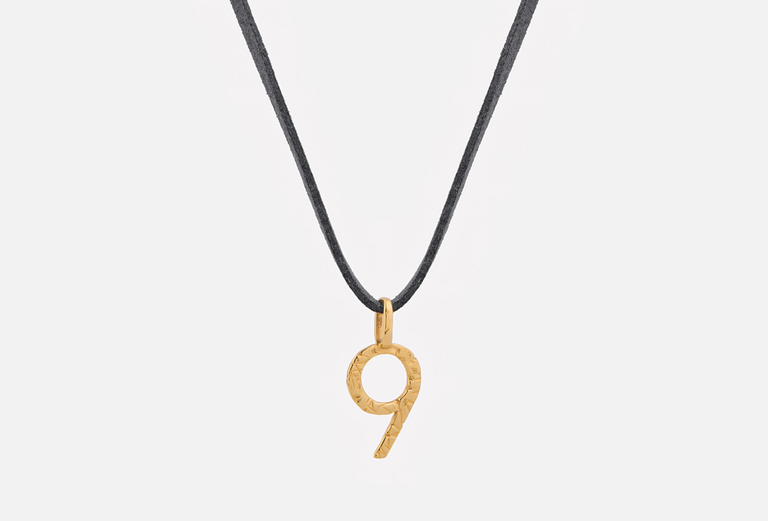 

Подвеска серебряная SBLESKOM, Я считаю 9 gold 1 шт