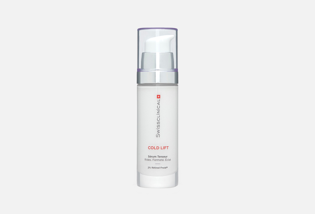 

УКРЕПЛЯЮЩАЯ СЫВОРОТКА ДЛЯ ЛИЦА SWISSCLINICAL, COLD LIFT TIGHTENING SERUM 30 мл