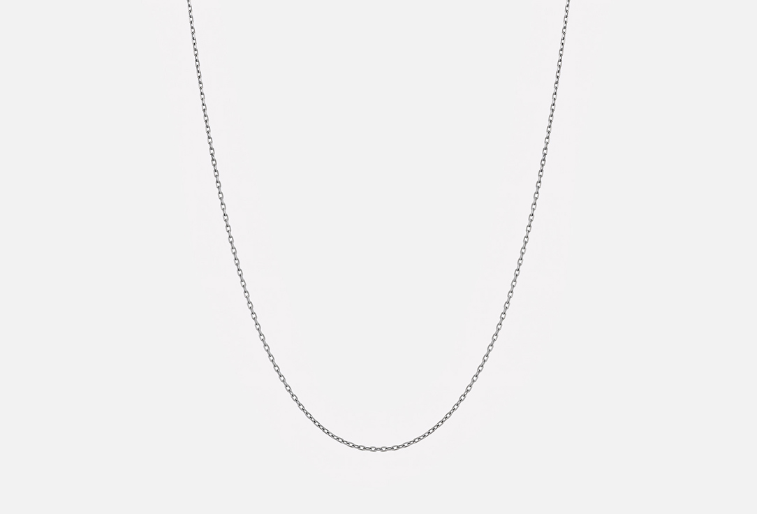 Изображение товара Цепочка серебряная Sbleskom Якорное плетение black, 0,5 мм