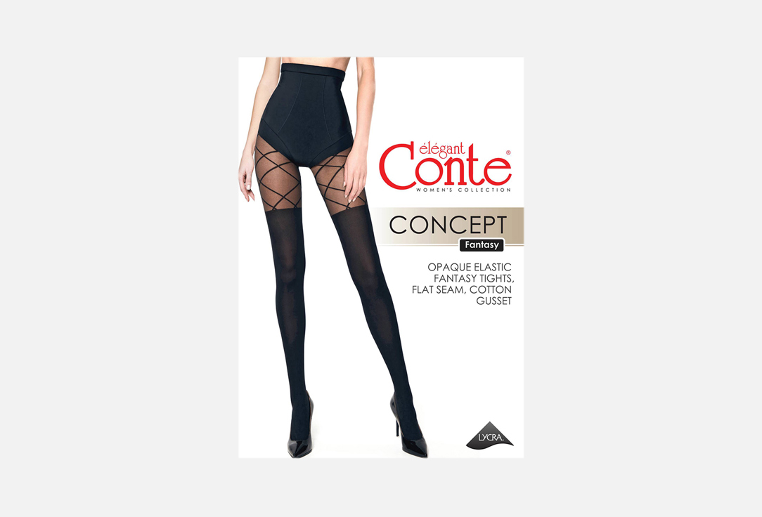 Колготки CONTE ELEGANT FANTASY CONCEPT nero 2 мл