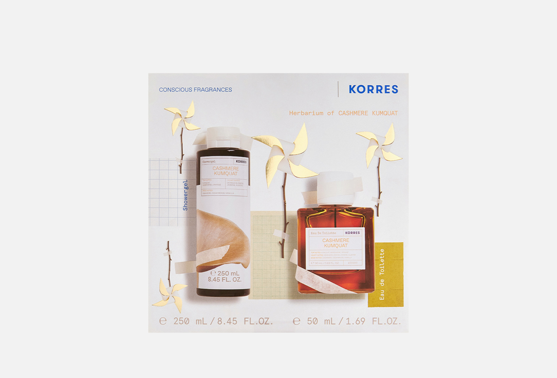 Korres Набор подарочный CASHMERE KUMQUAT