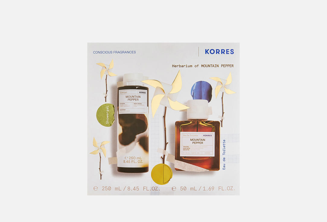 Набор подарочный KORRES MOUNTAIN PEPPER 2 шт