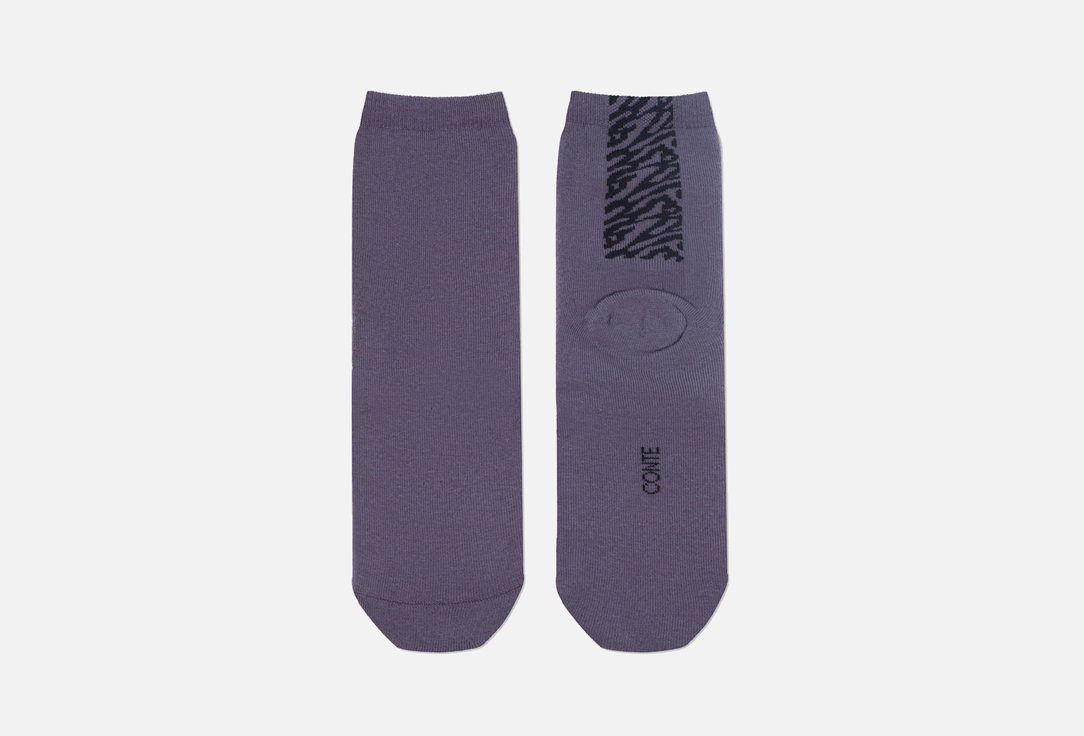 Изображение товара Носки CONTE ELEGANT COMFORT серо-фиолетовые для женщин