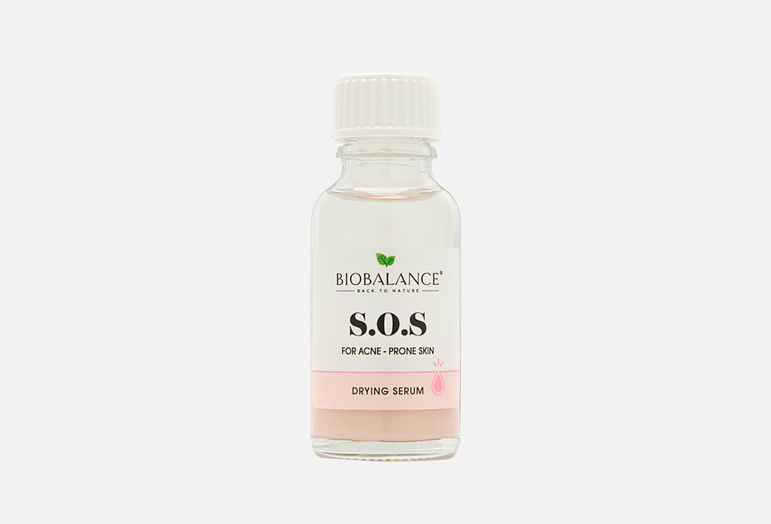 Изображение товара SOS-сыворотка для лица подсушивающая BIOBALANCE SOS DRYING SERUM FOR ACNE PRONE SKIN