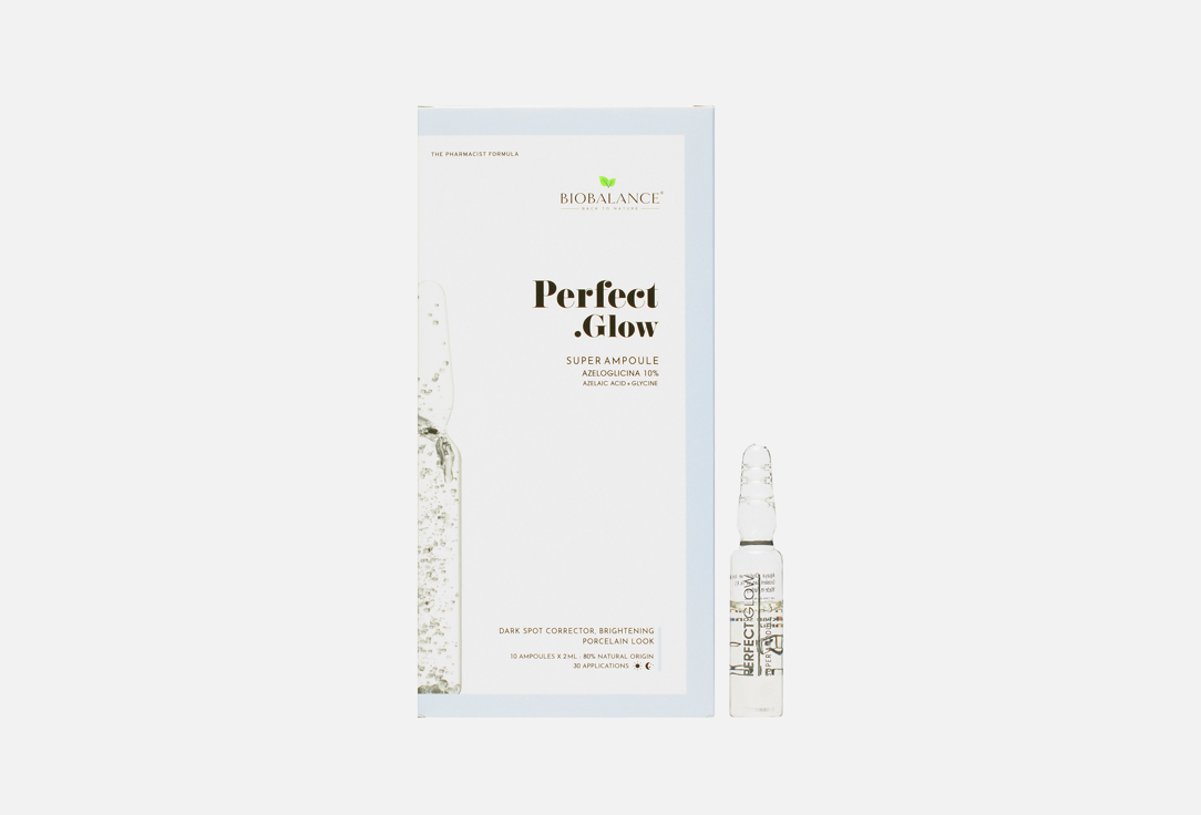 

Ампулы для лица с азелаиновой кислотой BIOBALANCE, 10% AZELAIC ACID + GLYCINA SUPER AMPOULE 10 шт
