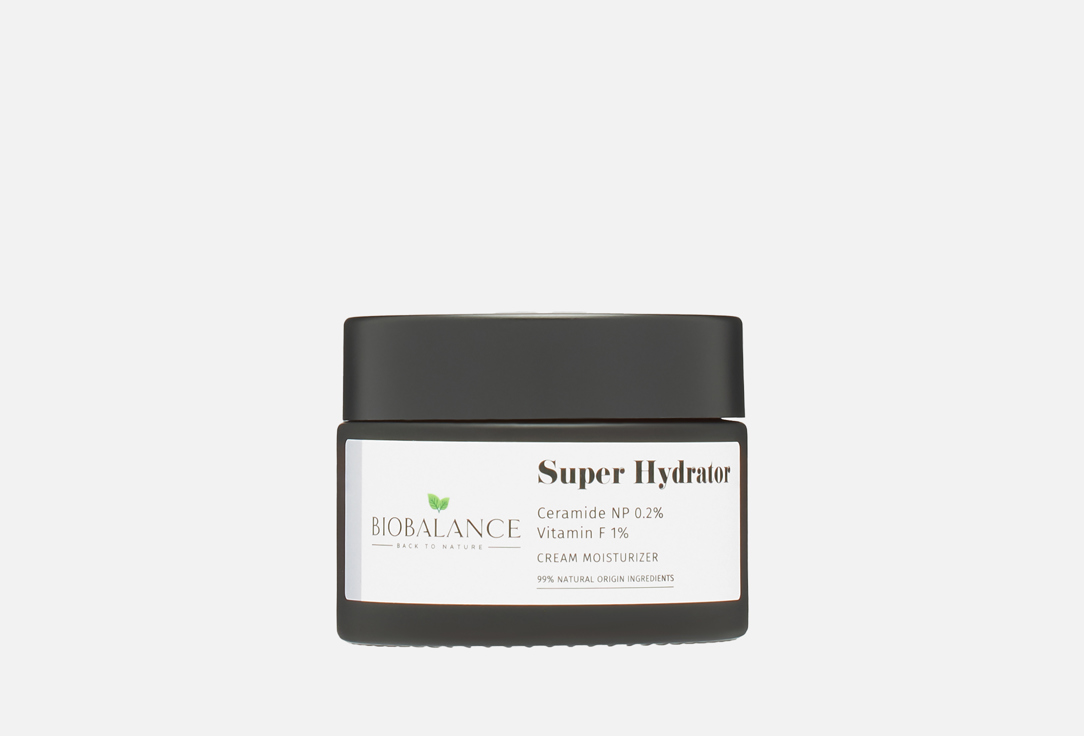 

Увлажняющий крем для лица с церамидами BIOBALANCE, SUPER HYDRATOR CERAMIDE NP 0,2% & VITAMIN F 1% CREAM 50 мл