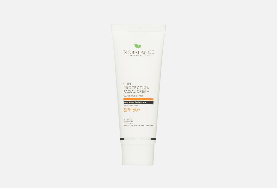 

Водостойкий солнцезащитный крем для лица SPF 50 BIOBALANCE, SUN PROTECTION CREAM 75 мл