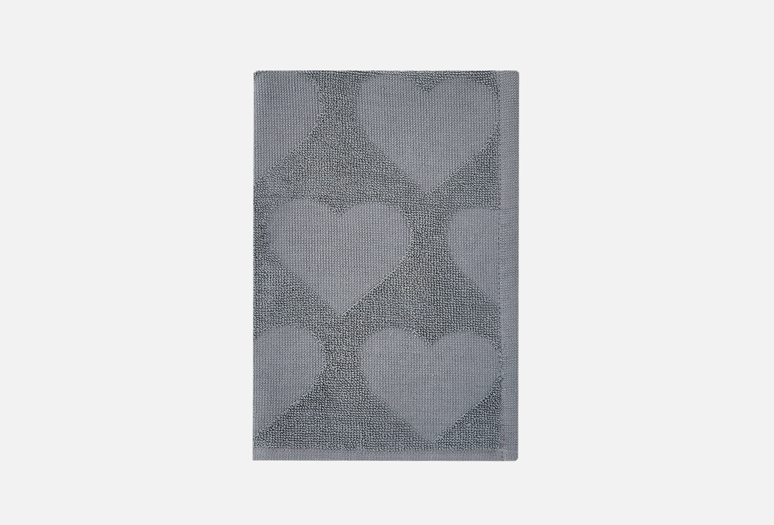 

Полотенце махровое LOVELIFE, Серый, Hearts, темно-серый, 30х50 1 шт