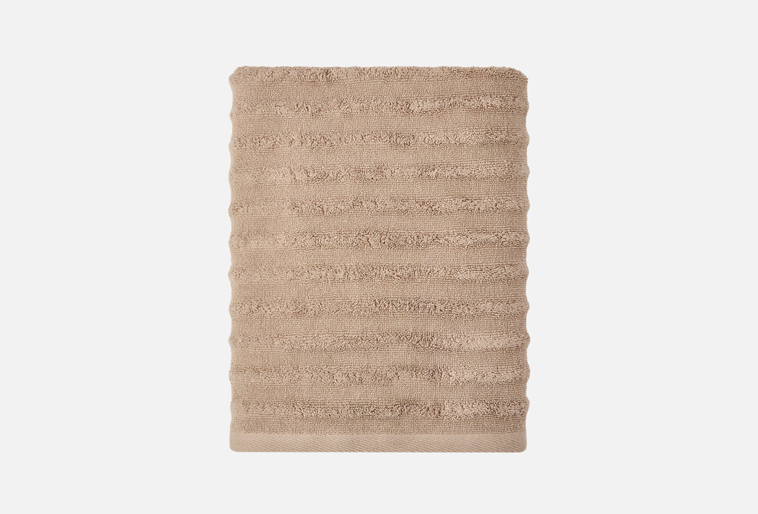 Изображение товара Полотенце махровое Этель Waves, беж, 70х130