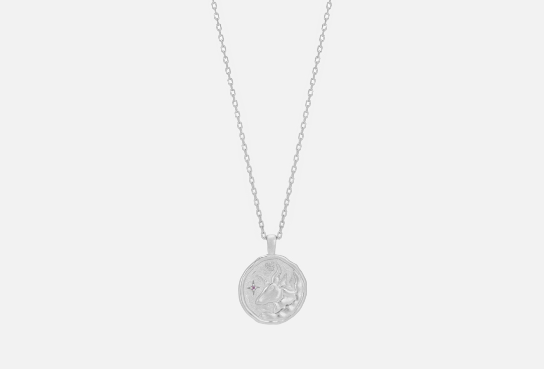 Изображение товара Колье серебряное LunaLu Necklace with the zodiac sign Taurus
