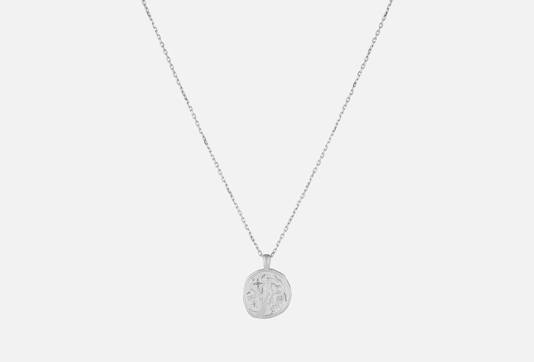 Изображение товара Колье серебряное LunaLu Necklace with the zodiac sign Aquarius