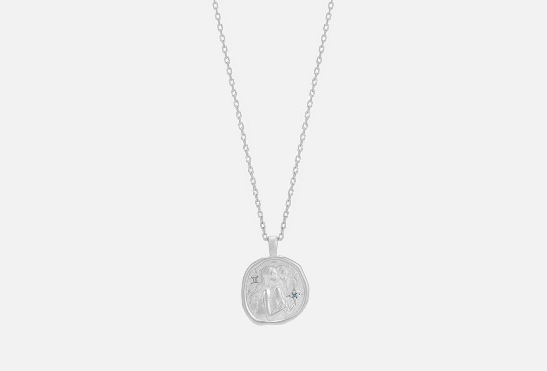 Изображение товара Колье серебряное LunaLu Necklace with the zodiac sign Gemini