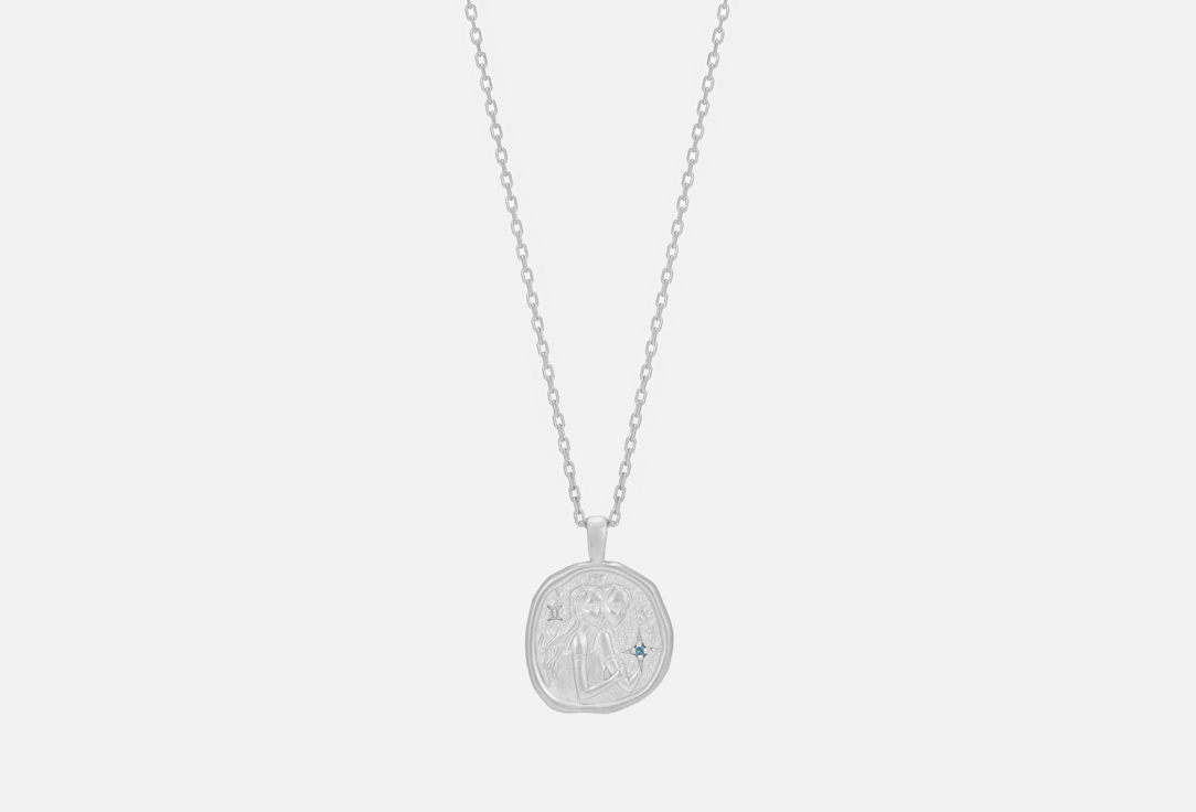 Изображение товара Колье серебряное LunaLu Necklace with the zodiac sign Gemini