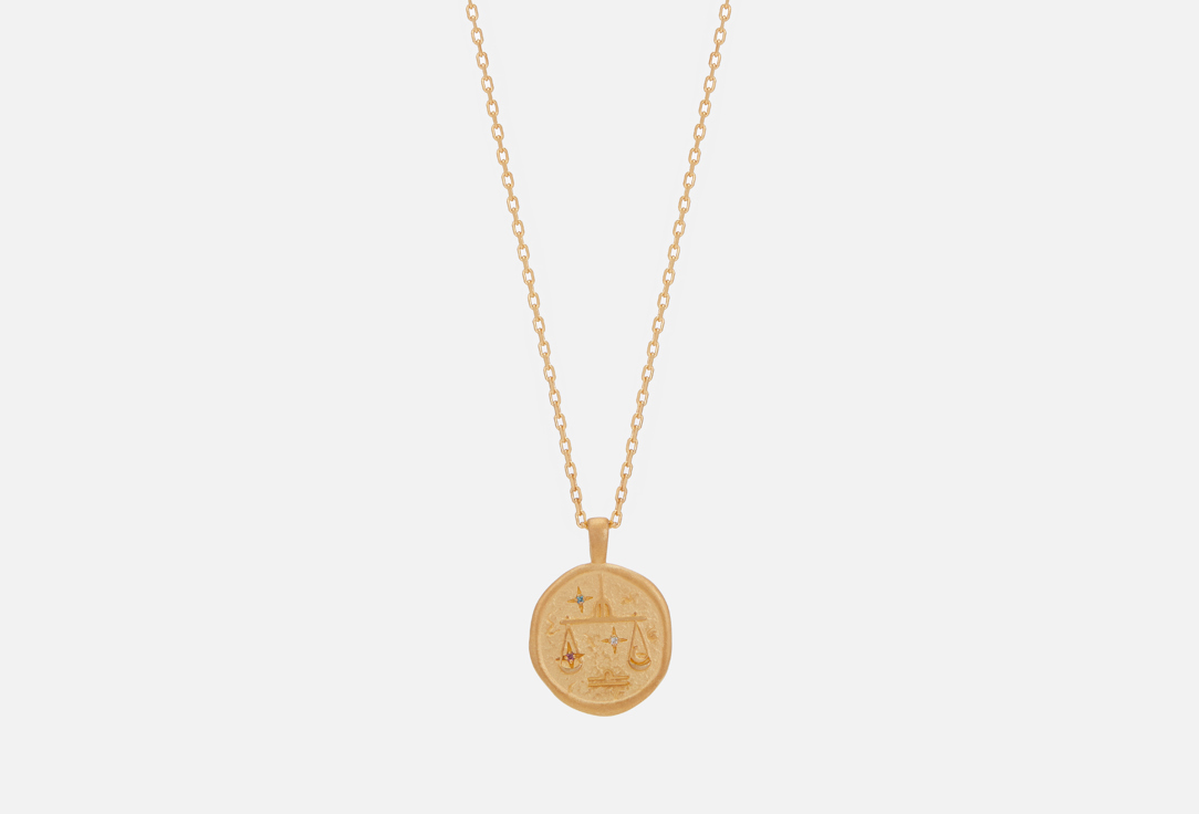Изображение товара Колье серебряное LunaLu Necklace with the zodiac sign Libra