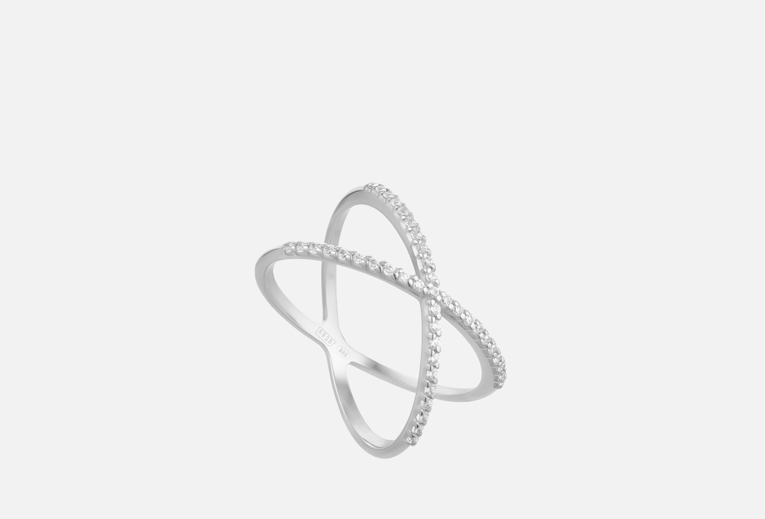 Кольцо серебряное THE SI X cubic zirconia 16 мл