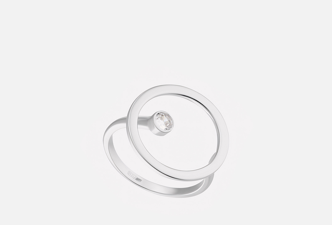 Кольцо серебряное THE SI Sphere cubic zirconia 16 мл