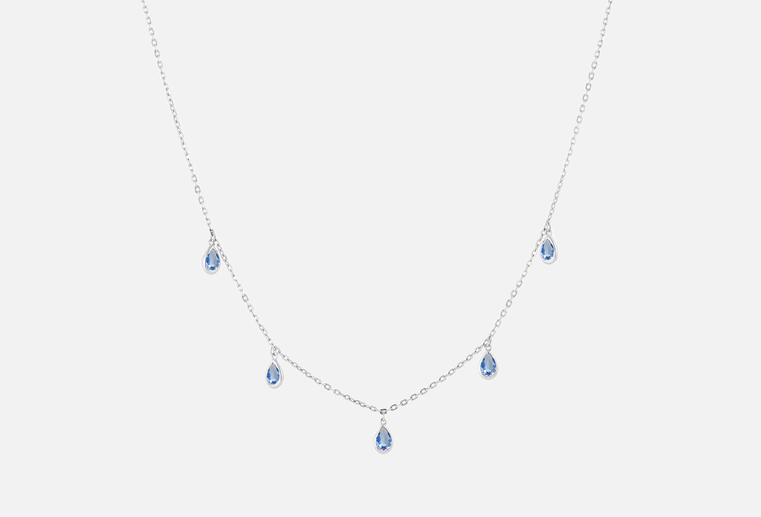 

Колье серебряное FOROSTINA.K SILVER, Drops 1 шт