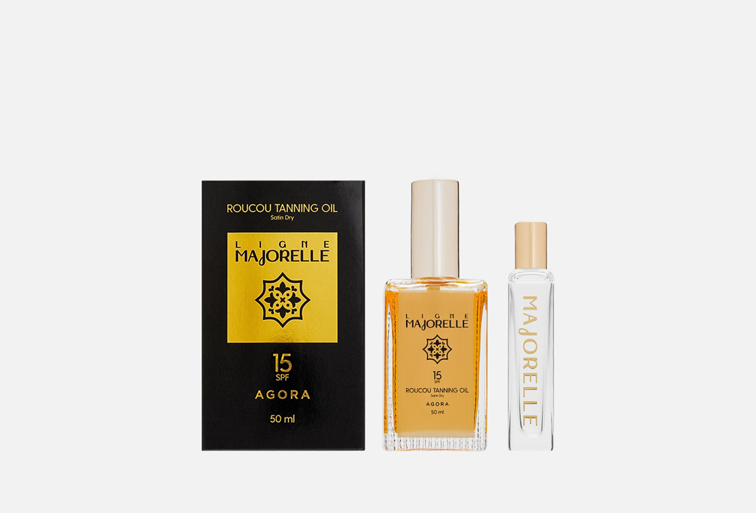 Сухое масло помадного дерева для загара c SPF15 AGORA Dry lipstick tree oil for tanning 50 мл