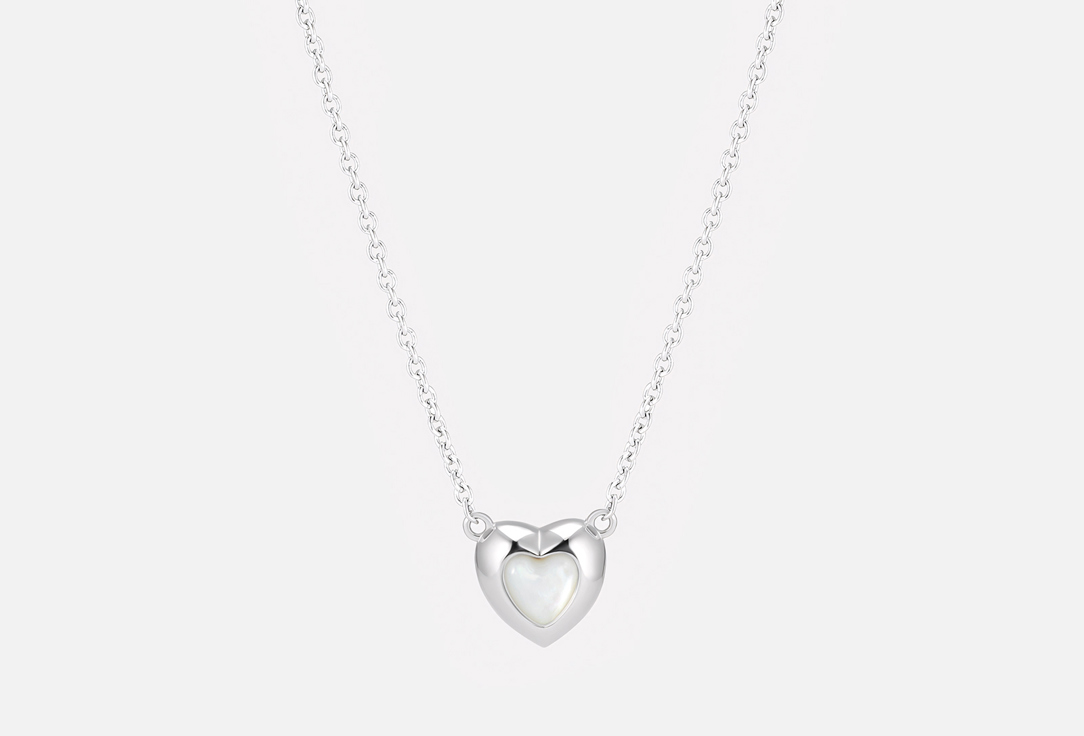Изображение товара Колье Серебряное the Si Heart mother of pearl
