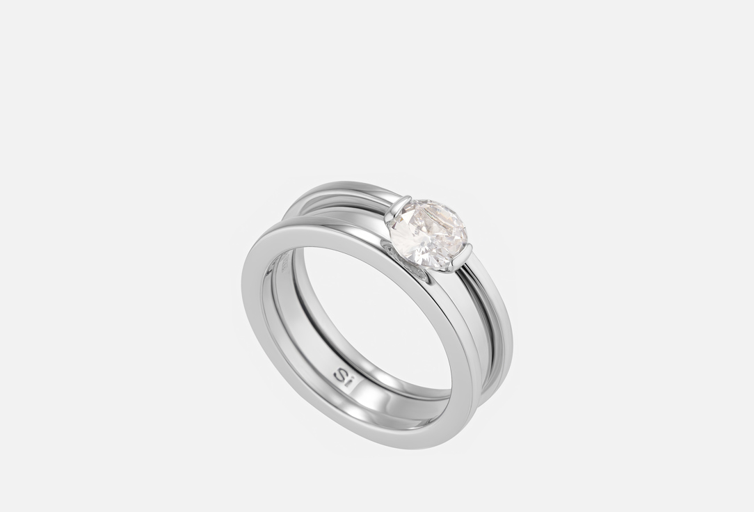 Изображение товара Кольцо серебряное the Si transformer 2in1