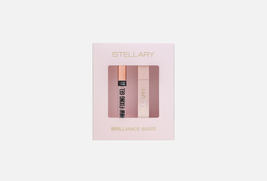 Подарочный набор STELLARY 3d volume mascara + brow fixing gel 2 шт