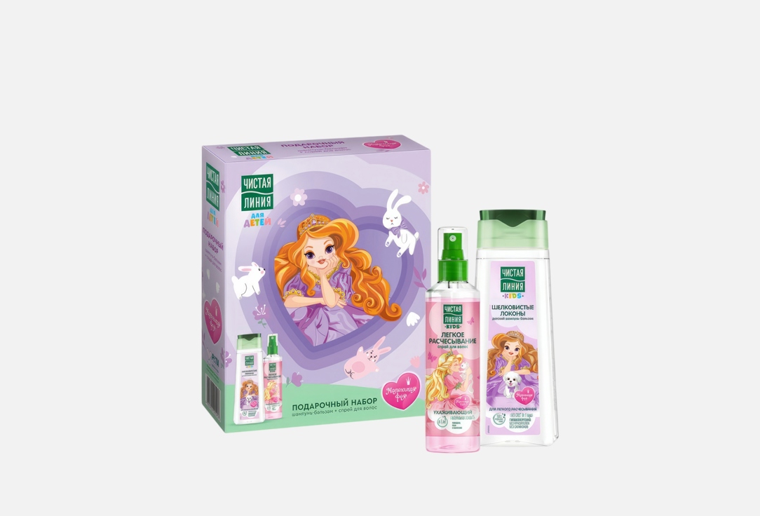 

Набор для ухода за волосами ЧИСТАЯ ЛИНИЯ, Шелковистые локоны 2 шт