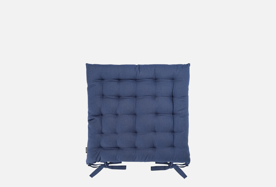 Изображение товара Подушка на стул Tkano Essential, темно-синий, 35х35