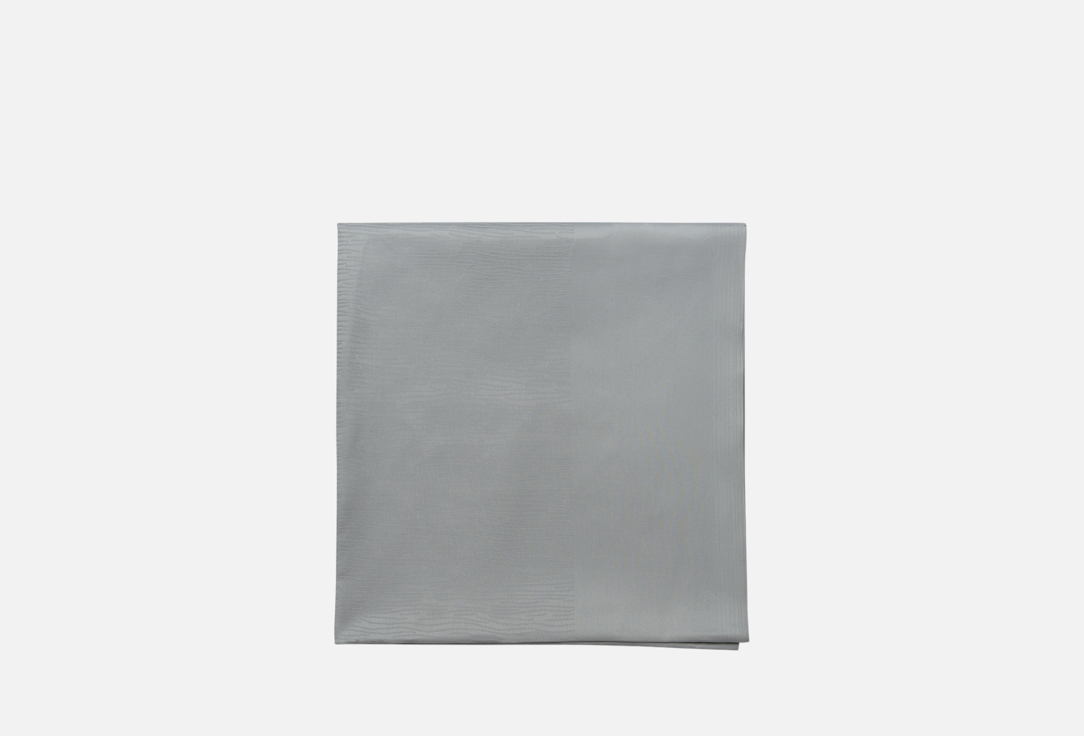 Изображение товара Скатерть Tkano Essential серого цвета 180x180 из хлопка с вышивкой