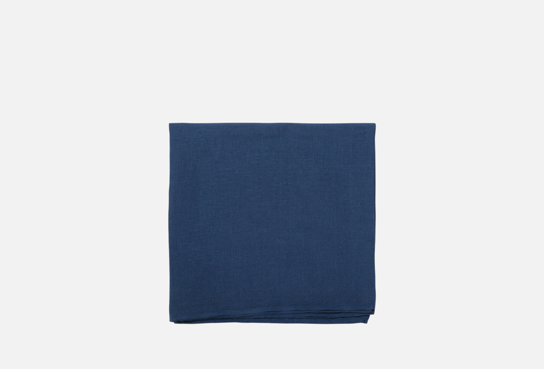 Изображение товара Скатерть Tkano Essential из льна 150x250 синяя, стильная и практичная