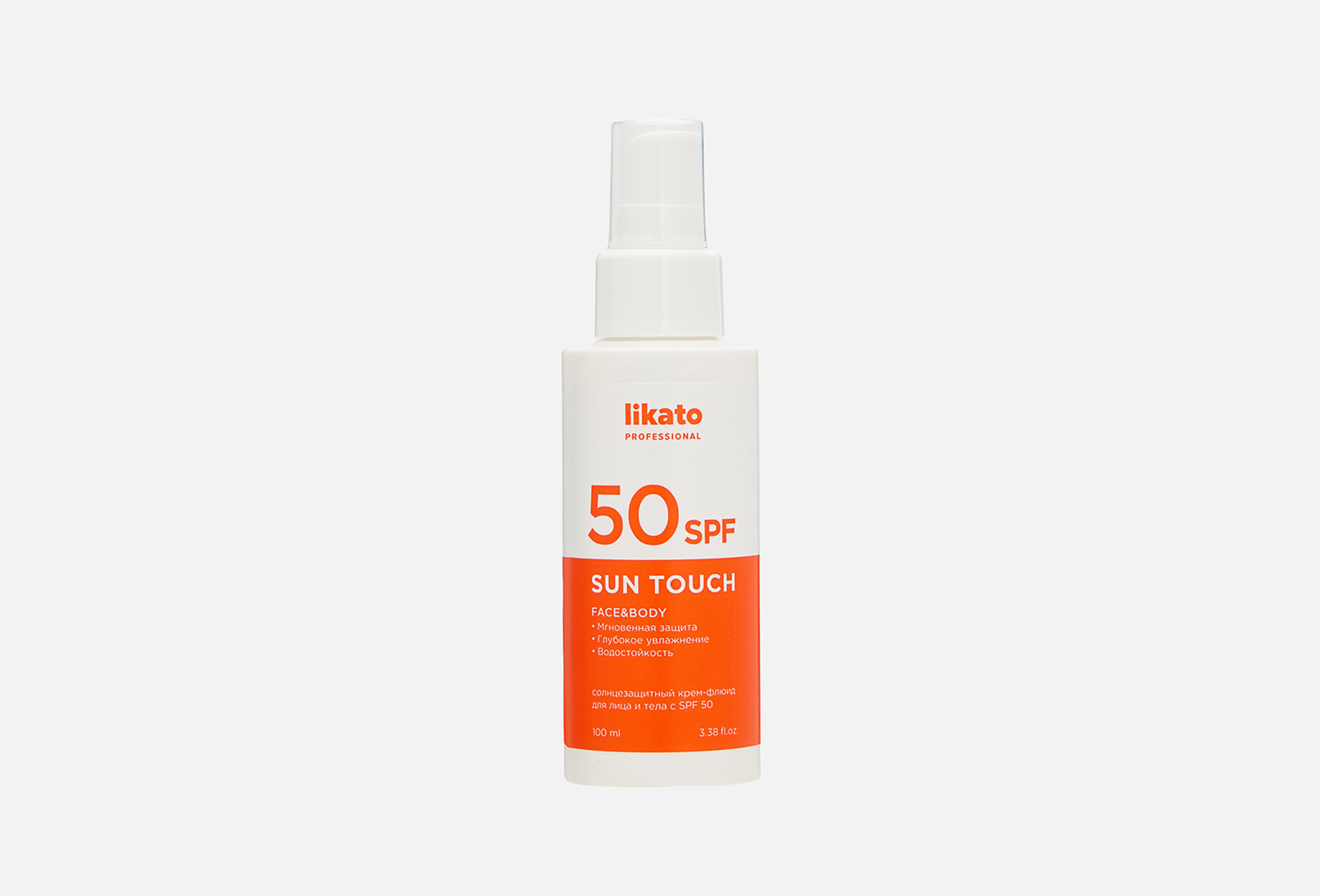 Likato Professional крем-флюид для лица и тела SPF 50 SUN TOUCH 100 мл — купить, цена в Москве