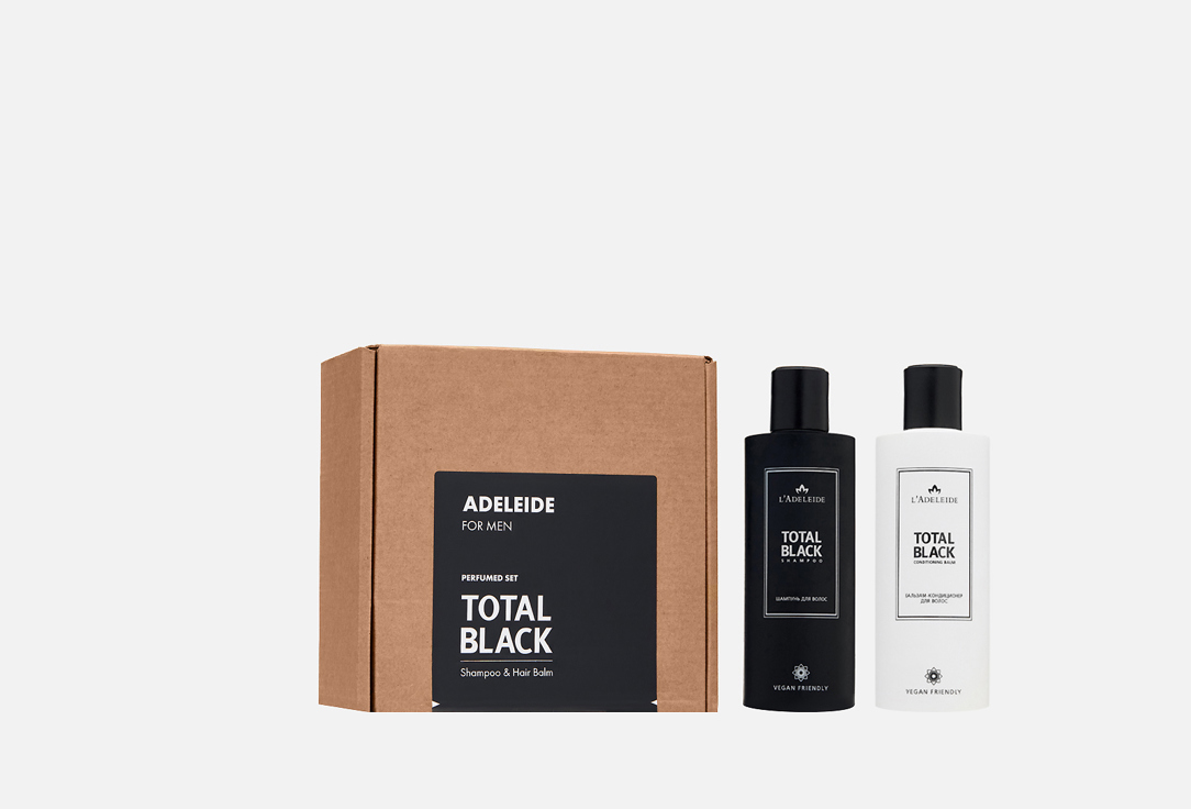 Изображение товара парфюмированный набор для волос ADELEIDE Total Black