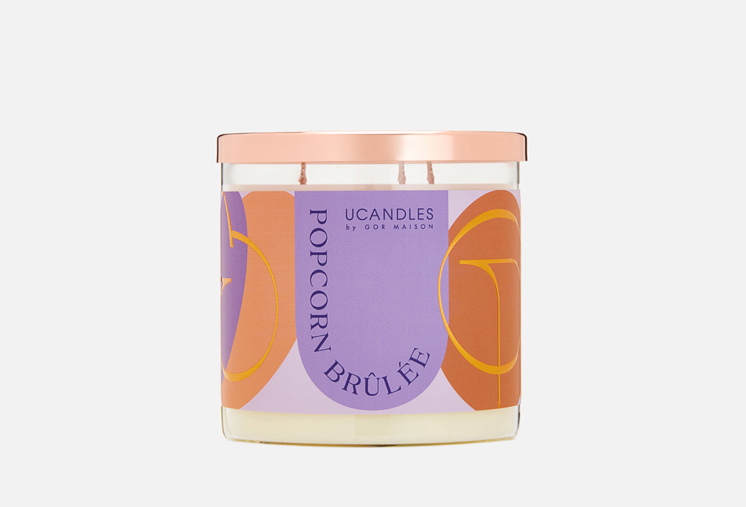 

Свеча ароматическая UCANDLES, Popcorn Brûlée 540 г