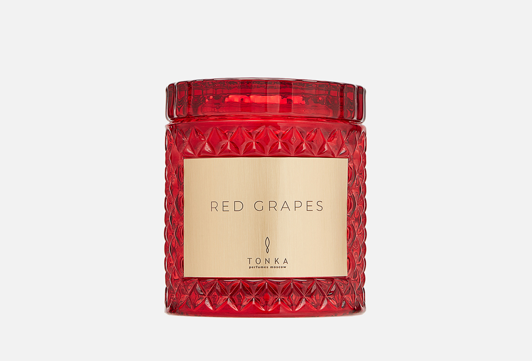 Изображение товара Ароматическая свеча Tonka Perfumes Moscow RED GRAPES 220 мл натуральный аромат