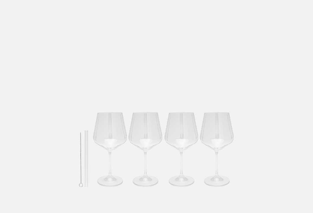 Изображение товара Набор бокалов, трубочки, щетка для чистки Nachtmann TASTES GOOD